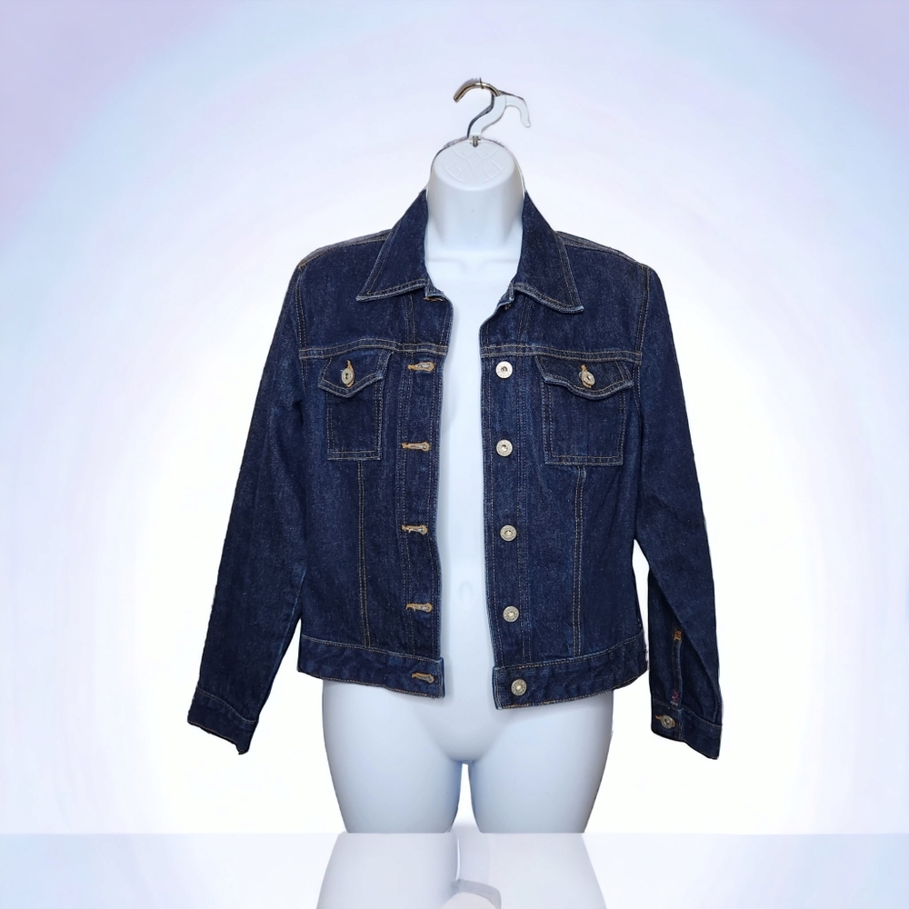Guess Vintage 90s Dark Denim Jean Jacket